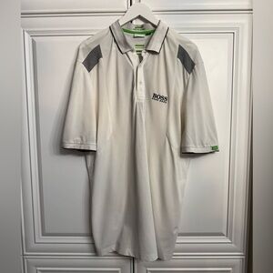 Hugo Boss Men's XL White  Martin Kaymer Golf Edition Polo Shirt Moisture Manager